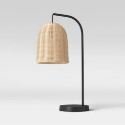 Addison Rattan Table Lamp Brown - Threshold™ -Threshold Home Decoration GUEST d4c41b86 c440 4124 9baf f515f0f7cde8