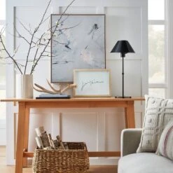 24" X 30" Natural Abstract Markings Framed Wall Art - Threshold™ Designed With Studio McGee