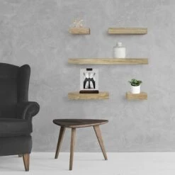 Set Of 5 Wall Shelf Natural - Project 62™ -Threshold Home Decoration GUEST d882c438 66df 4701 aa13 e4172710e1dc