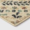 7'x10' Oxon Floral Mosaic Woven Area Rug Beige - Threshold™