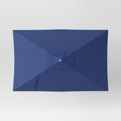 10'x6' Rectangular Market Patio Umbrella - Light Wood Pole - Threshold™ 3 10'x6' Rectangular Market Patio Umbrella - Light Wood Pole - Threshold™ - Image 3