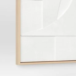 24" X 30" Dimensional II 3D Framed Wall Sculpture With Sand Texture - Threshold™ -Threshold Home Decoration GUEST dbfb9a5b bef5 4d8b 8ef2 24736ff78d40