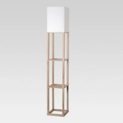 Alabaster Shelf Floor Lamp Light Brown - Threshold™ -Threshold Home Decoration GUEST df99c542 8aed 4400 b673 647729a83bd4