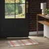 1'8"x2'10" Washable Fall Checkered Accent Rug Tan - Threshold™