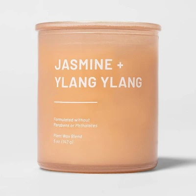 Glass Jar Jasmine And Ylang Candle Orange - Threshold™ 4 Glass Jar Jasmine And Ylang Candle Orange - Threshold™ - Image 4