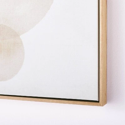 (Set Of 2) 20" X 24" Abstract Shapes Framed Canvas Brown - Threshold™ Designed With Studio McGee 2 (Set Of 2) 20" X 24" Abstract Shapes Framed Canvas Brown - Threshold™ Designed With Studio McGee - Image 2