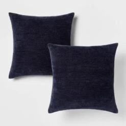 2pk Chenille Square Throw Pillows - Threshold™ 17 2pk Chenille Square Throw Pillows - Threshold™ -Threshold Home Decoration GUEST e208dc4d b3ee 4646 937c e6ee0d9492d8