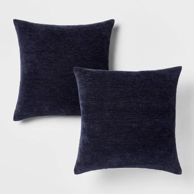 2pk Chenille Square Throw Pillows - Threshold™ 7 2pk Chenille Square Throw Pillows - Threshold™ - Image 7