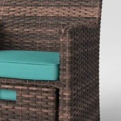 Halsted 5pc Wicker Small Space Patio Furniture Set - Threshold 19 Halsted 5pc Wicker Small Space Patio Furniture Set - Threshold -Threshold Home Decoration GUEST e2b412f3 c641 4b15 8e06 88929b6378f8