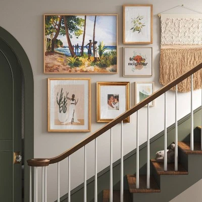 16" X 20" Beauty By Stormy Nesbit Glass/Wood Framed Wall Poster With Mat - Threshold™ 1 16" X 20" Beauty By Stormy Nesbit Glass/Wood Framed Wall Poster With Mat - Threshold™