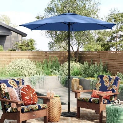 Calathea Outdoor Chair Cushion Navy - Threshold™ 1 Calathea Outdoor Chair Cushion Navy - Threshold™