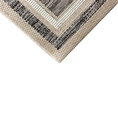 Tonal Border Outdoor Rug - Threshold 1 Tonal Border Outdoor Rug - Threshold