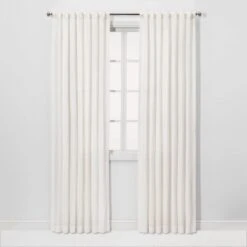 1pc Light Filtering Honeycomb Window Curtain Panel White - Threshold™