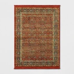 Damask Woven Persian With Fringe Rug - Threshold™ -Threshold Home Decoration GUEST ed5ebb76 0532 4657 91bc 44400ce1e399