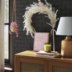 Ring Pampas Grass Wreath - Threshold™