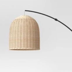 Addison Arc Floor Lamp With Natural Rattan Shade - Threshold™ -Threshold Home Decoration GUEST f0a65e9b 915e 44cf b86d b7a12da8e8a2
