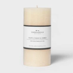 Pillar Vanilla Bean And Amber Candle - Threshold™ 7 Pillar Vanilla Bean And Amber Candle - Threshold™ -Threshold Home Decoration GUEST f0fb149d a7fe 4d80 a1f4 26fca408bd81