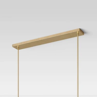 Lyndon Linear Chandelier Brass - Threshold™ 3 Lyndon Linear Chandelier Brass - Threshold™ - Image 3