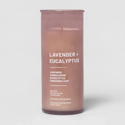 Glass Jar Lavender And Eucalyptus Candle - Threshold™ 2 Glass Jar Lavender And Eucalyptus Candle - Threshold™ - Image 2