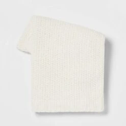 Solid Chenille Knit Throw Blanket - Threshold™ -Threshold Home Decoration GUEST f589fb0f a2a5 4555 a801 95c826409542