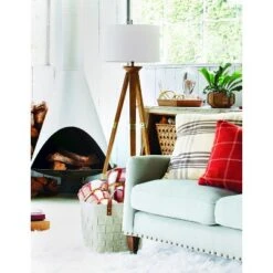 Oak Wood Tripod Floor Lamp Dark Brown - Threshold™ 14 Oak Wood Tripod Floor Lamp Dark Brown - Threshold™ -Threshold Home Decoration GUEST f662f2ec 6ed0 4f35 8681 9ea5c84bfc7c