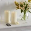2pk 3" X 6" LED Candles Cream - Threshold™