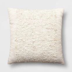 Textural Solid Square Throw Pillow - Threshold™ -Threshold Home Decoration GUEST f94a454f 688c 4595 82fe 2525b3a6f81a