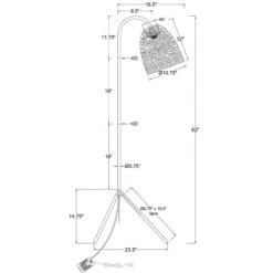 Seagrass Karina Tripod Floor Lamp Natural (Includes LED Light Bulb) - Threshold™ 5 Seagrass Karina Tripod Floor Lamp Natural (Includes LED Light Bulb) - Threshold™ -Threshold Home Decoration GUEST fa096d0b a838 4d0b a832 096d3504be5d