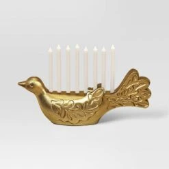 Cast Aluminum Bird Menorah - Threshold™ -Threshold Home Decoration GUEST ffb422b9 d13b 4e1a b849 bcc17acef58a